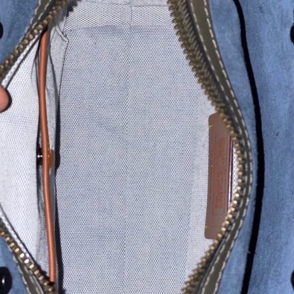 Coach Rogue 25 Olive Green with Jeweled Studs - Picture 11 of 13